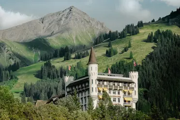 Gstaad Palace Hotel Hotel View From Gstaad
